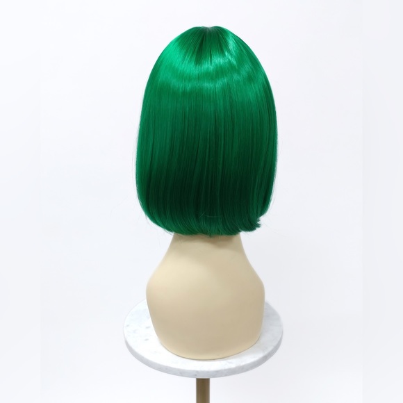 Green bob wig - Picture 4 of 7